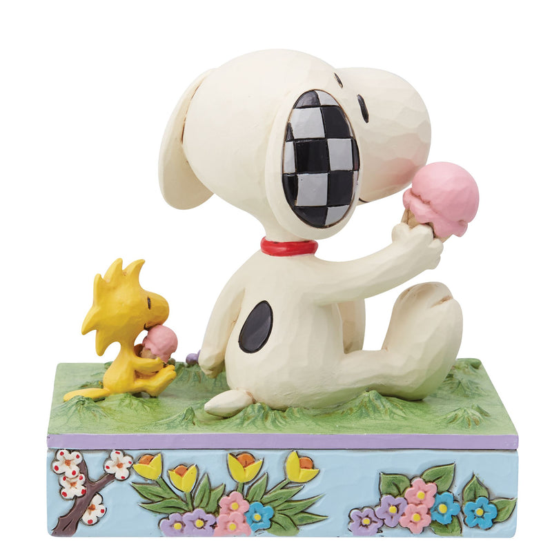 Figurine Snoopy et Woodstock Glace - Peanuts by Jim Shore