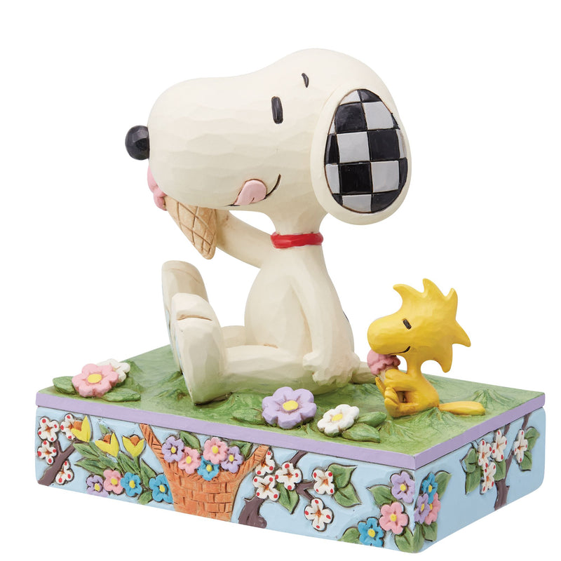 Figurine Snoopy et Woodstock Glace - Peanuts by Jim Shore