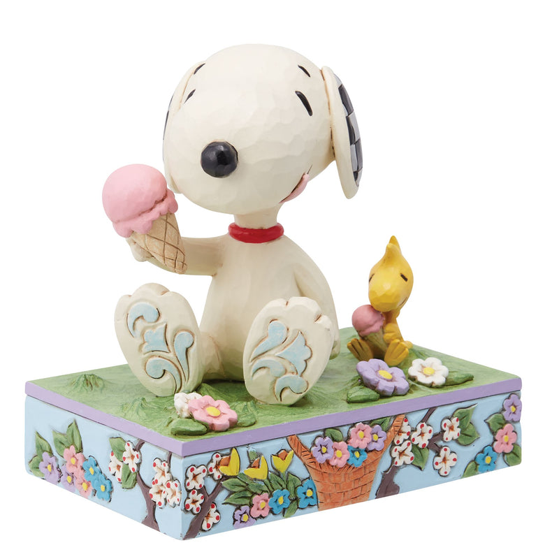 Figurine Snoopy et Woodstock Glace - Peanuts by Jim Shore