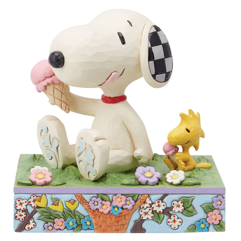 Figurine Snoopy et Woodstock Glace - Peanuts by Jim Shore