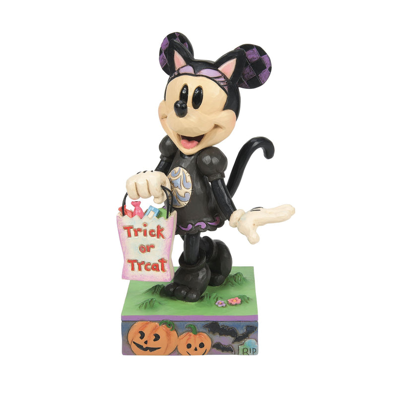 Figurine Minnie Chat Noir Halloween - Disney Traditions
