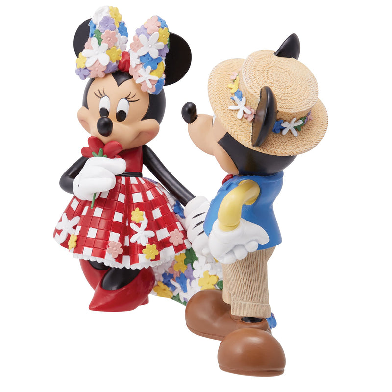 Figurine Mickey et Minnie Florale - Disney Showcase