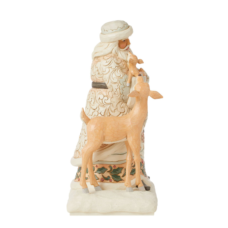 Figurine Père Noël Faon White Woodland - Heartwood Creek