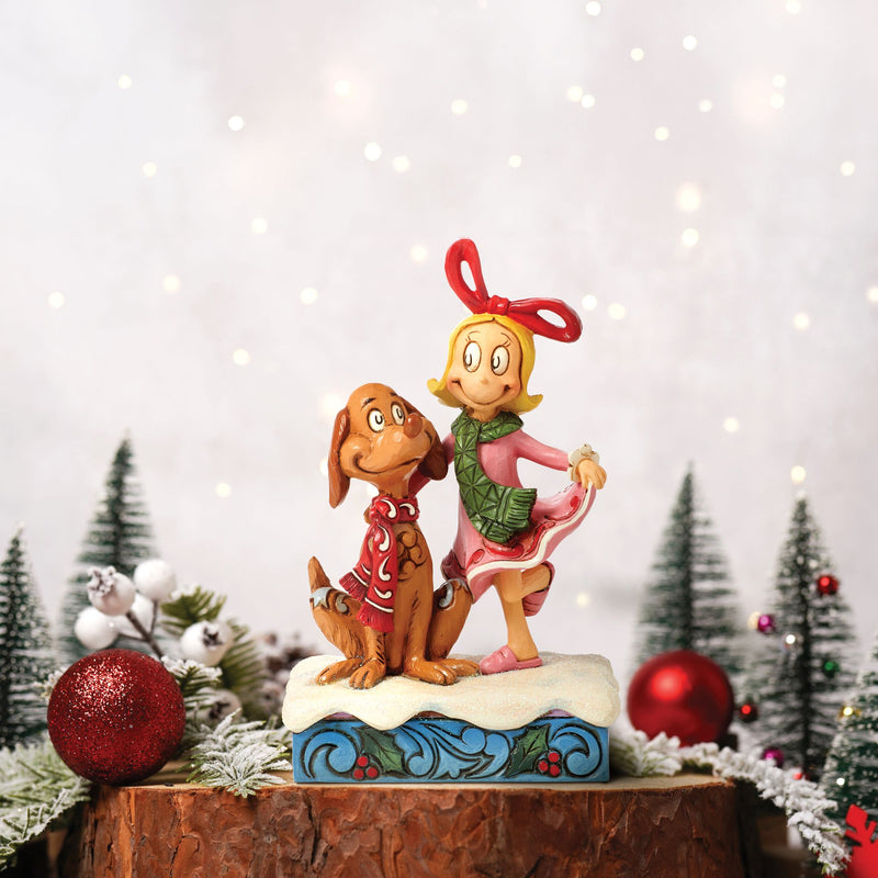 Figurine Cindy Lou et Max- Grinch by Jim Shore