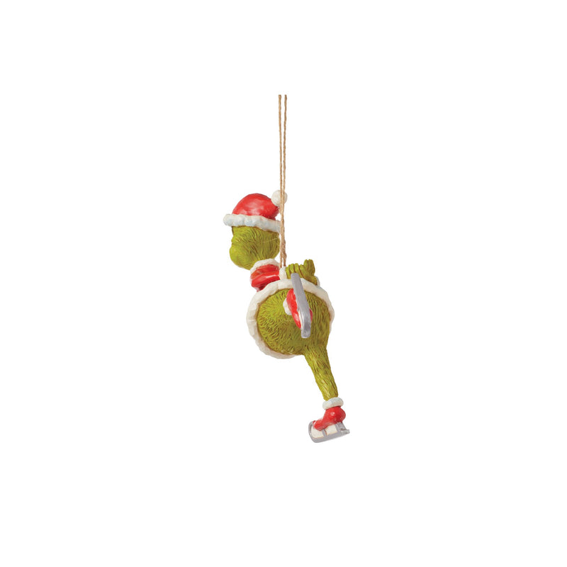 Suspension Grinch Patinage - Grinch by Jim Shore