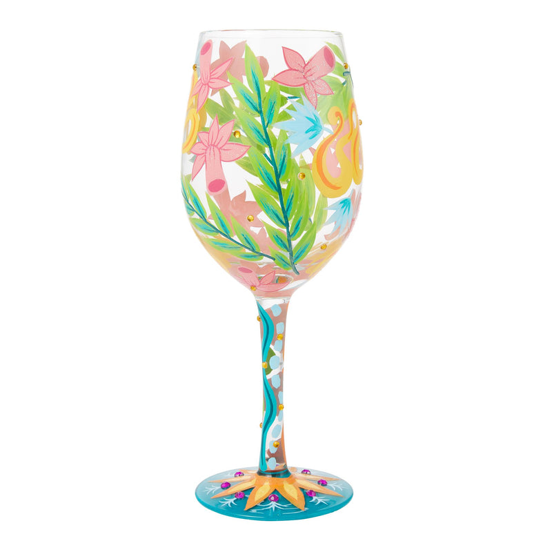 Verre à vin Fleurs - Lolita