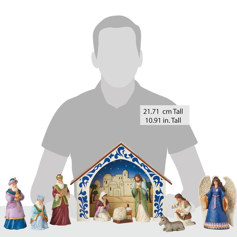 Set de 10 Figurines Nativité - Heartwood Creek