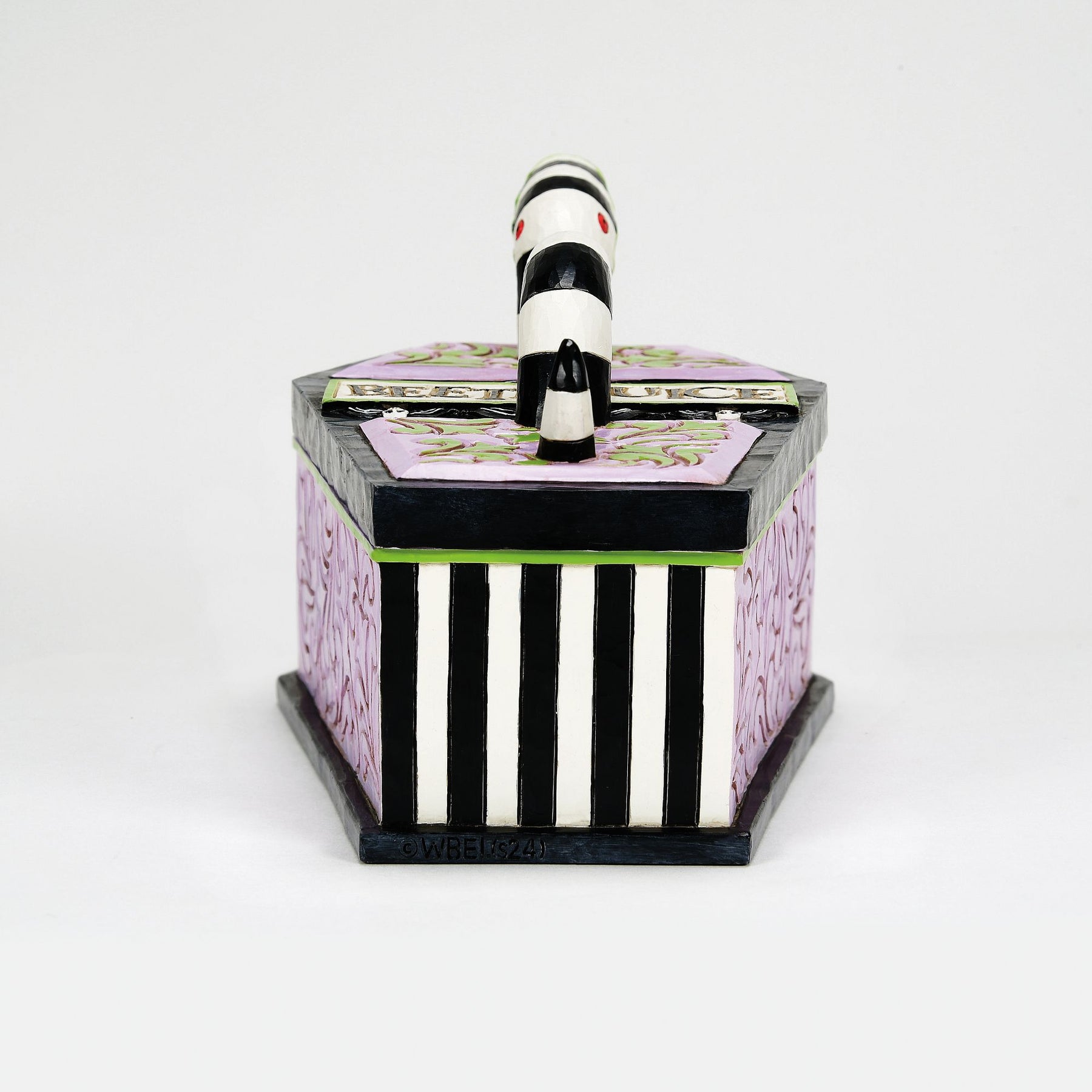 Enesco Jim Shore Beetlejuice Figurine - 7.01 Inch Hand-Painted Resin Statue - Halloween & Home Decor