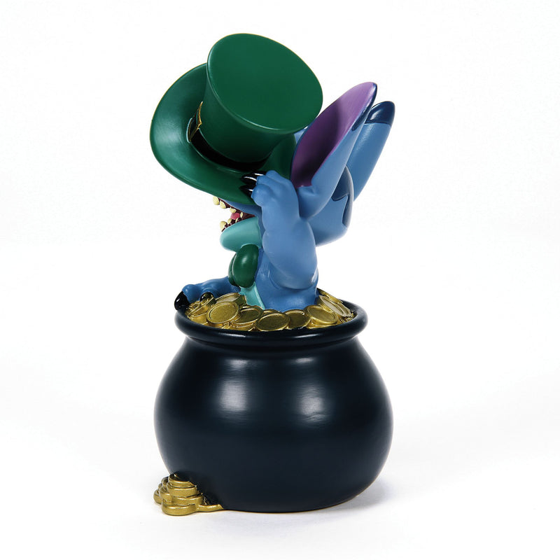 Figurine Stitch St. Patrick - Disney Showcase