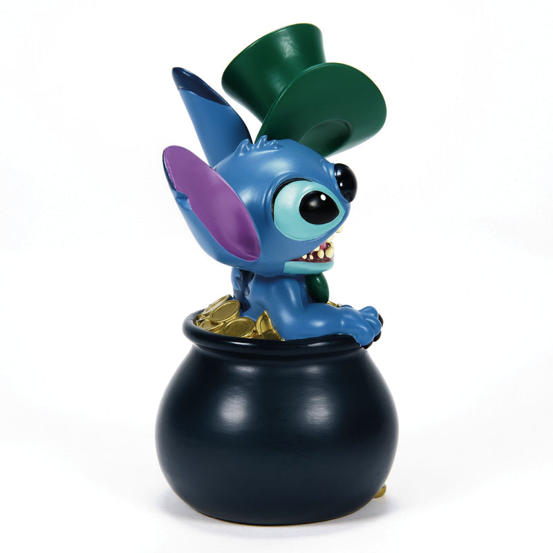 Figurine Stitch St. Patrick - Disney Showcase