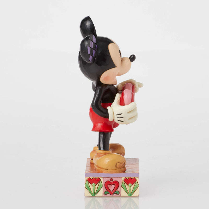 Figurine Mickey  Cœur personnalisable - Disney Traditions