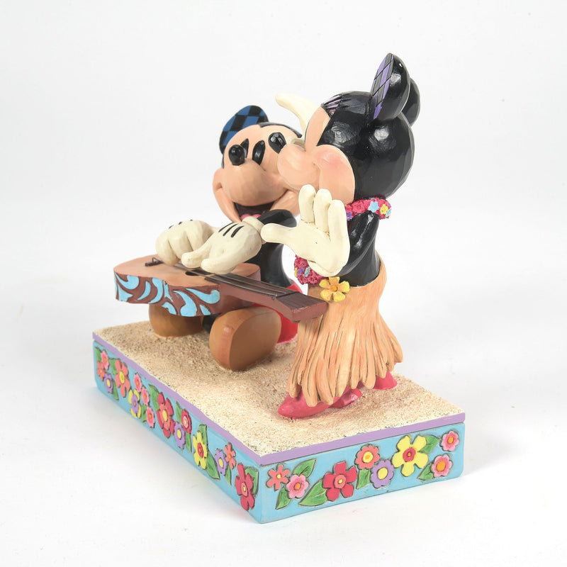 Figurine Mickey et Minnie Hawaii - Disney Traditions