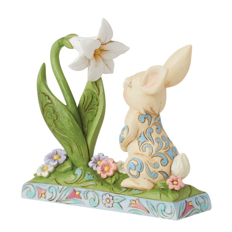 Figurine Lapin Fleur de Lys - Heartwood Creek