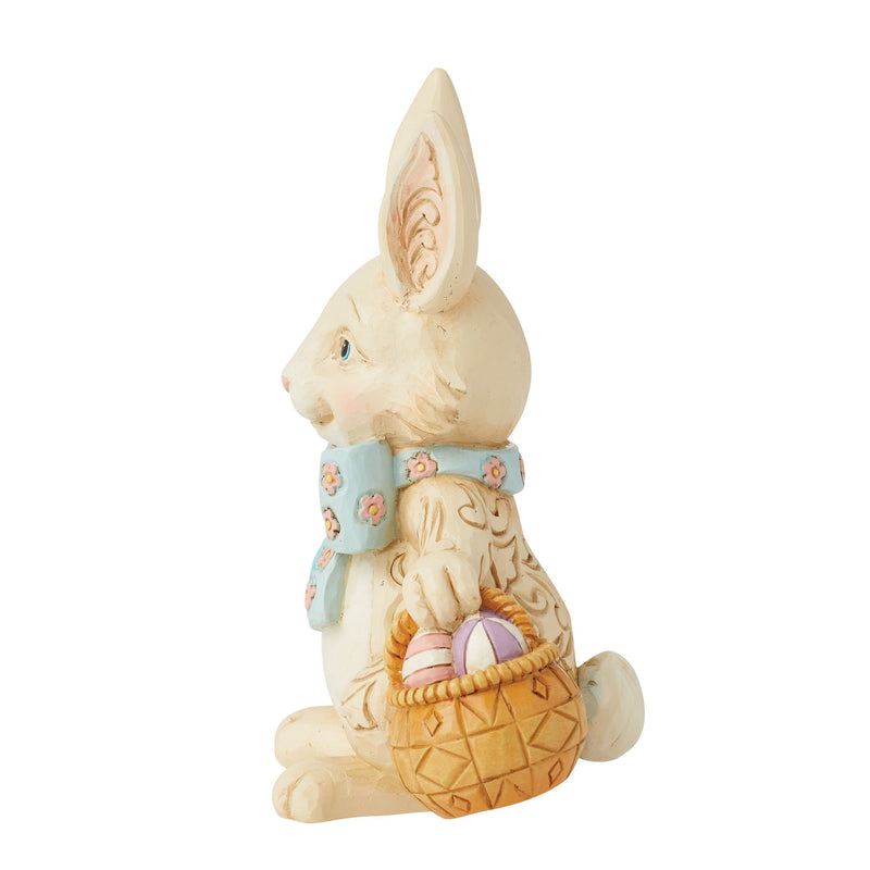 Figurine Lapin Pâques Panier - Heartwood Creek