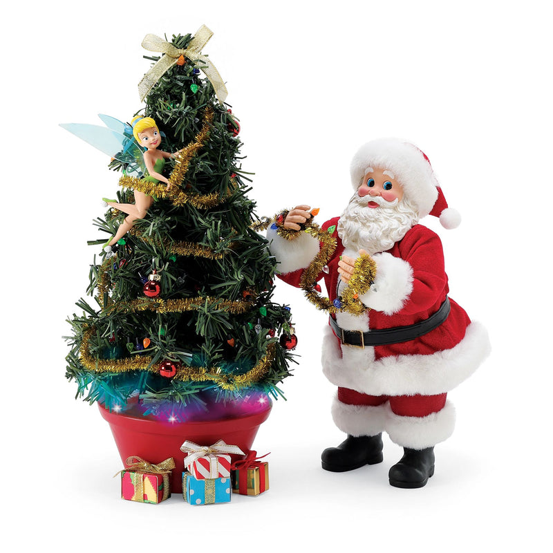 Figurine Père Noël Fée Clochette  - Possible Dreams