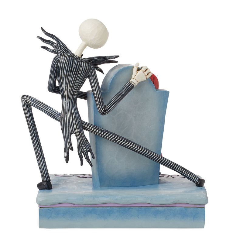 Figurine Jack et Sally sur une Tombe - Disney Traditions