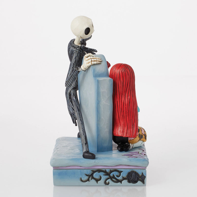 Figurine Jack et Sally sur une Tombe - Disney Traditions