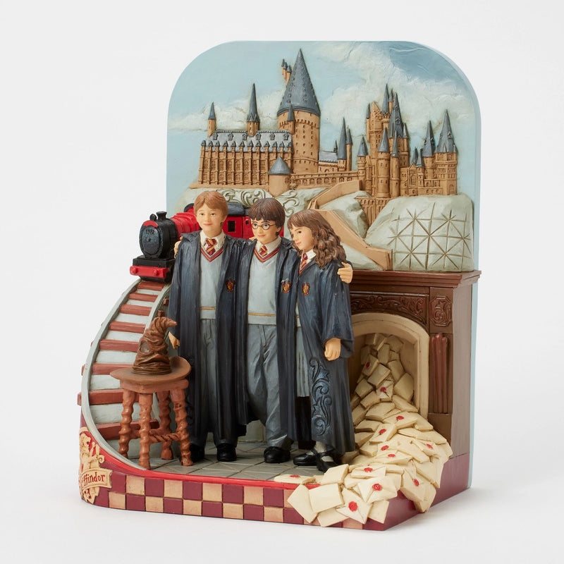 Figurine Scène Film Ron, Harry et Hermione - Harry Potter by Jim Shore