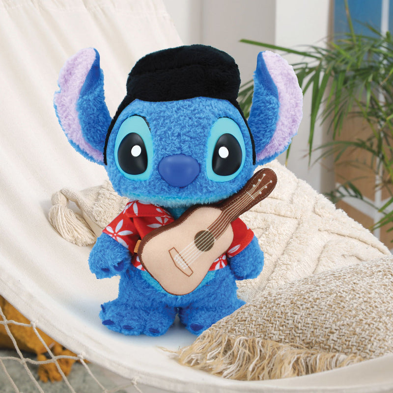 Figurine Fluffy Stitch Elvis Hawaïen - Disney Grand Jester