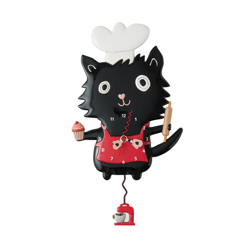 Horloge Chat boulanger - Allen Designs