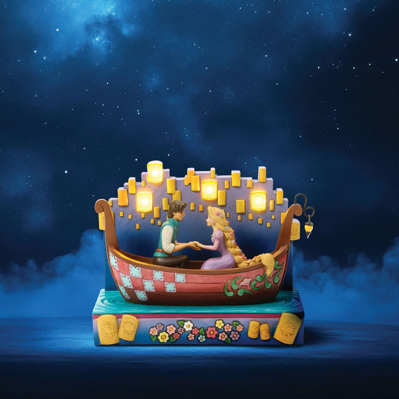 Figurine Raiponce Bateau - Disney Traditions