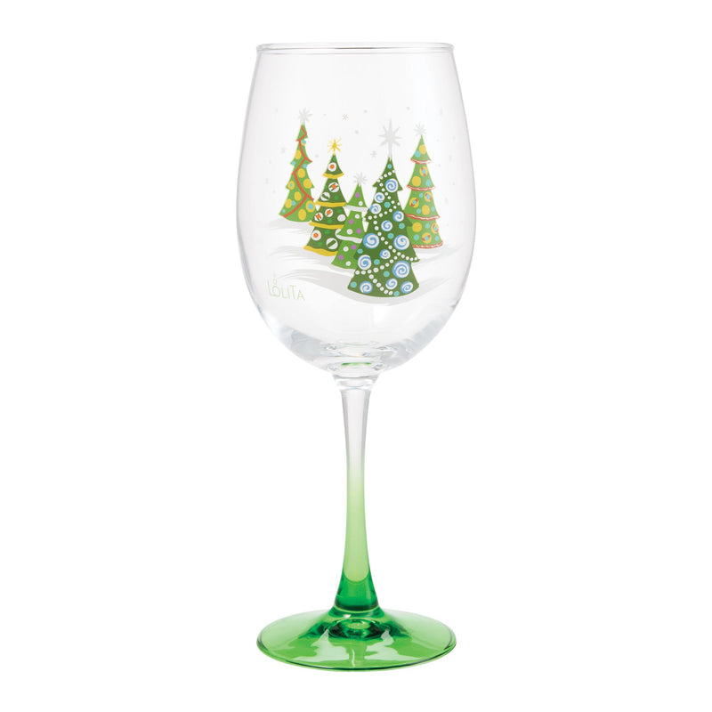 Verre à vin Sapin de Noël - Lolita