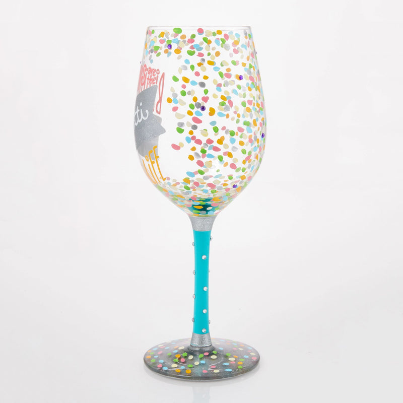 Verre à vin Birthday Confetti - Lolita