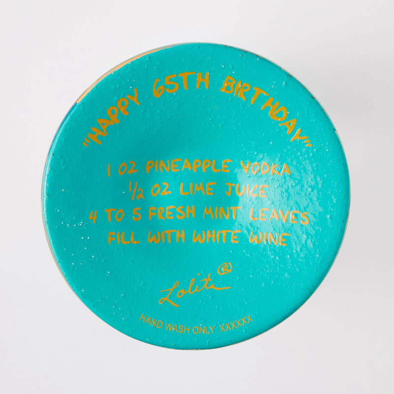Verre à vin Anniversaire 65 ans - Lolita