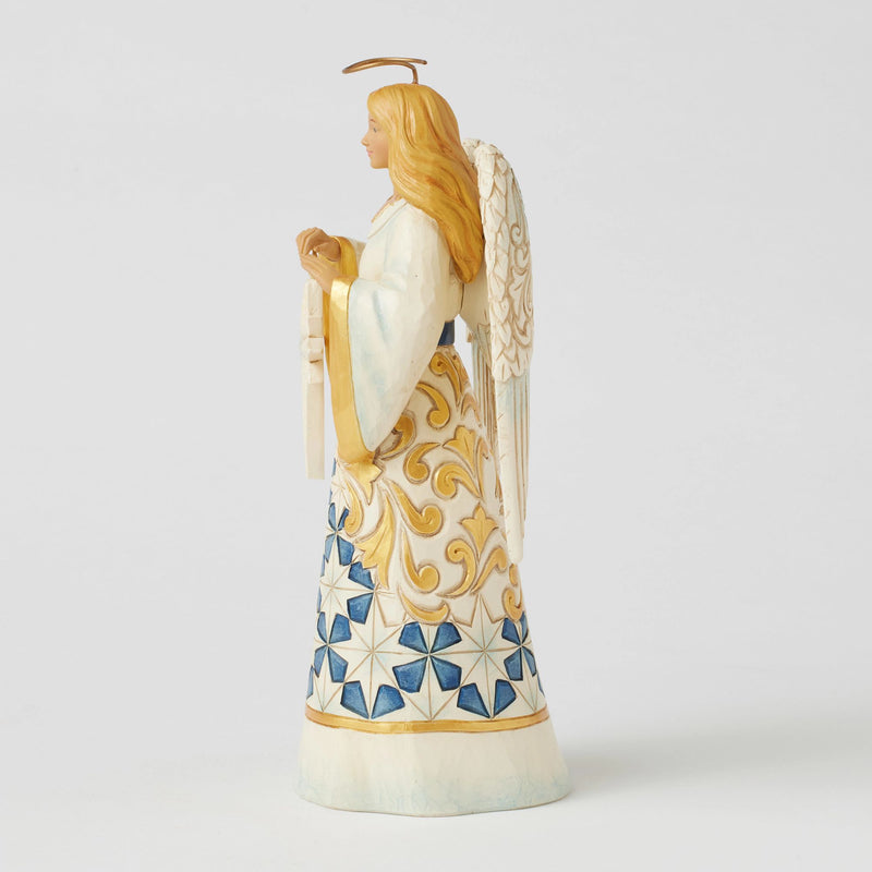 Figurine Ange Étoile de Noël Scintillante -Heartwood Creek