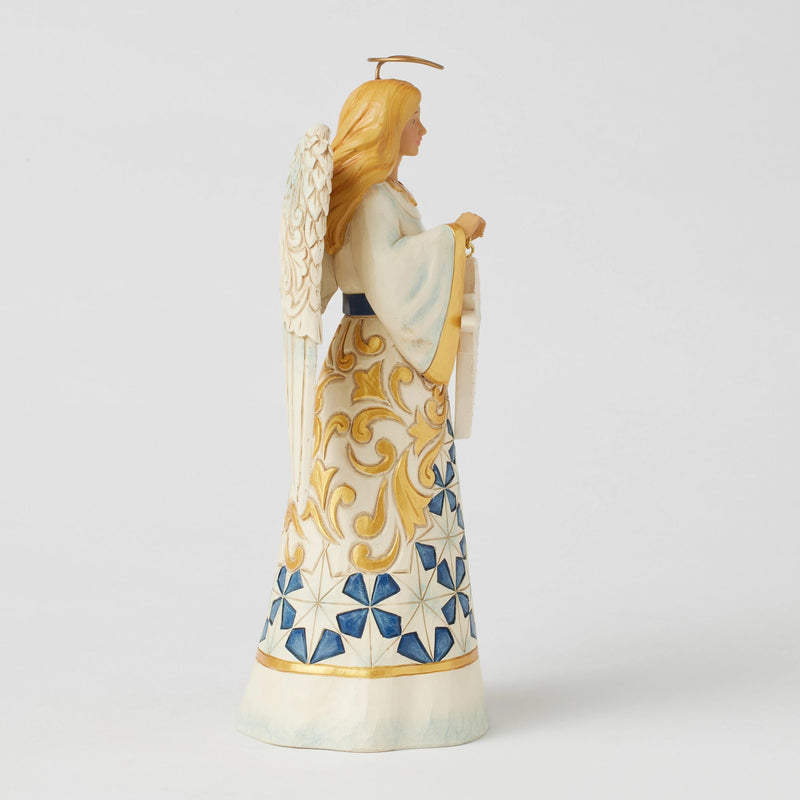 Figurine Ange Étoile de Noël Scintillante -Heartwood Creek