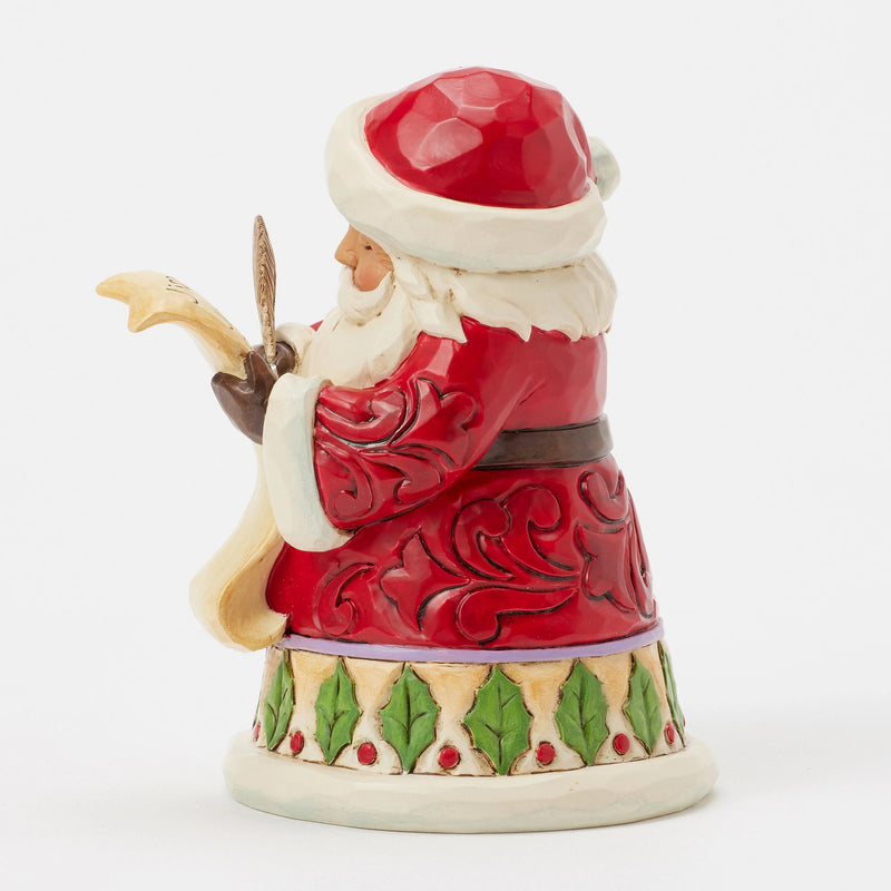 Mini Figurine Père Noël Liste - Heartwood Creek