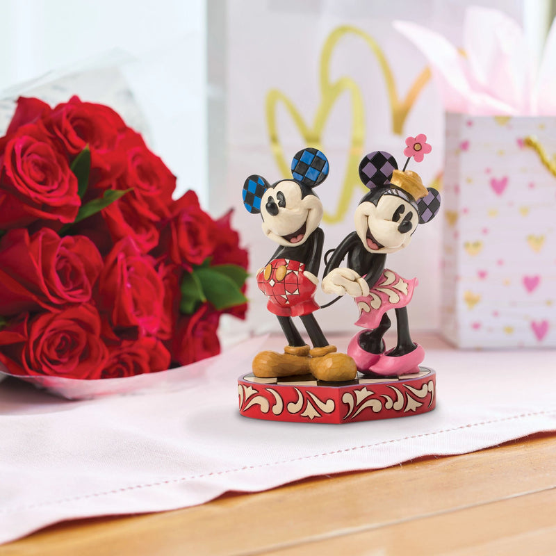 Figurine Mickey et Minnie Amour - Disney Traditions