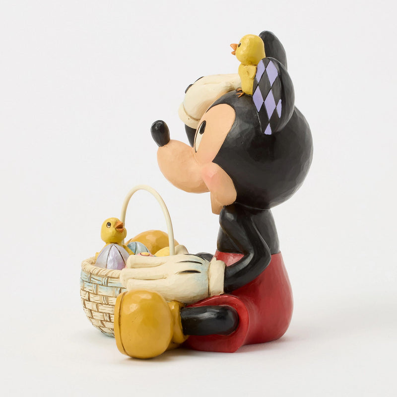 Figurine Mickey Panier Pâques - Disney Traditions