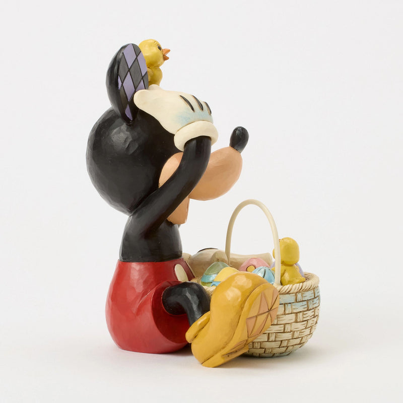 Figurine Mickey Panier Pâques - Disney Traditions