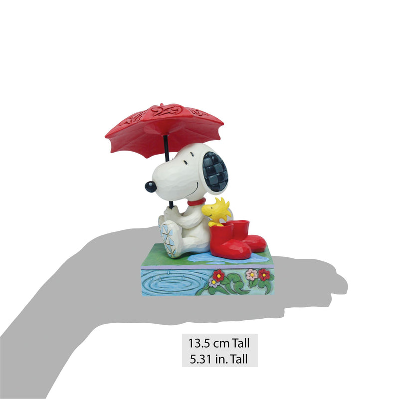 Figurine Snoopy et Woodstock Parapluie - Peanuts by Jim Shore