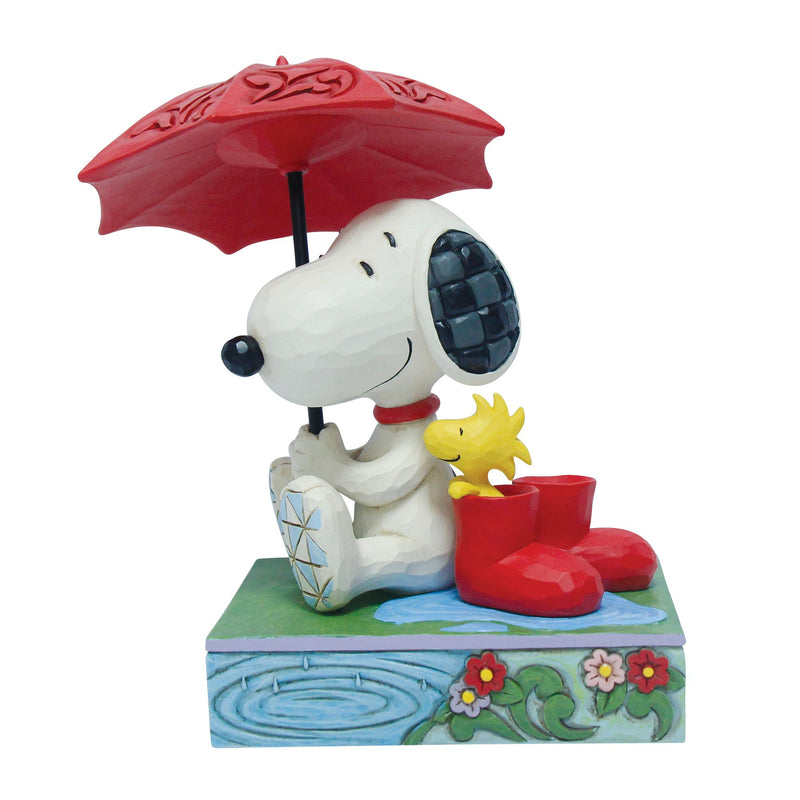Figurine Snoopy et Woodstock Parapluie - Peanuts by Jim Shore