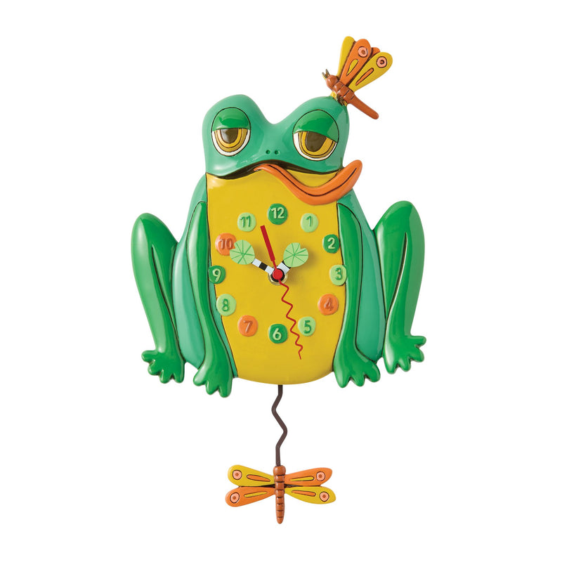 Horloge Grenouille Libellule- Allen Designs