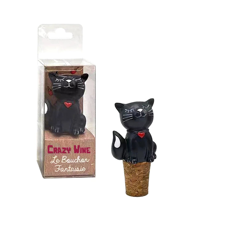 Bouchon de bouteille Chat noir – Petits Messages