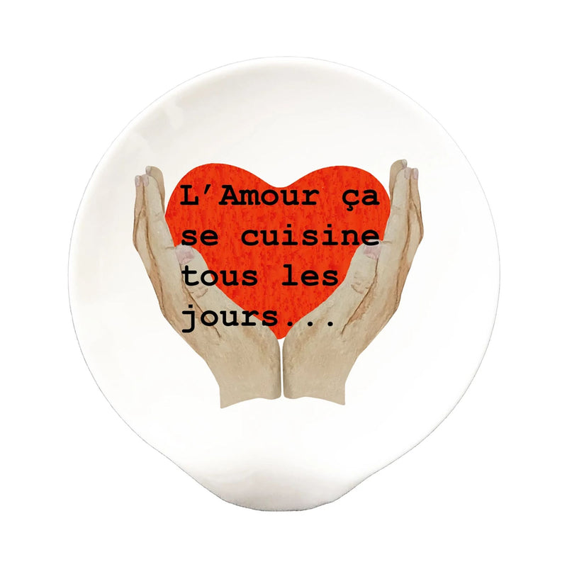 Repose-cuillère Amour Cuisine – Petits Messages