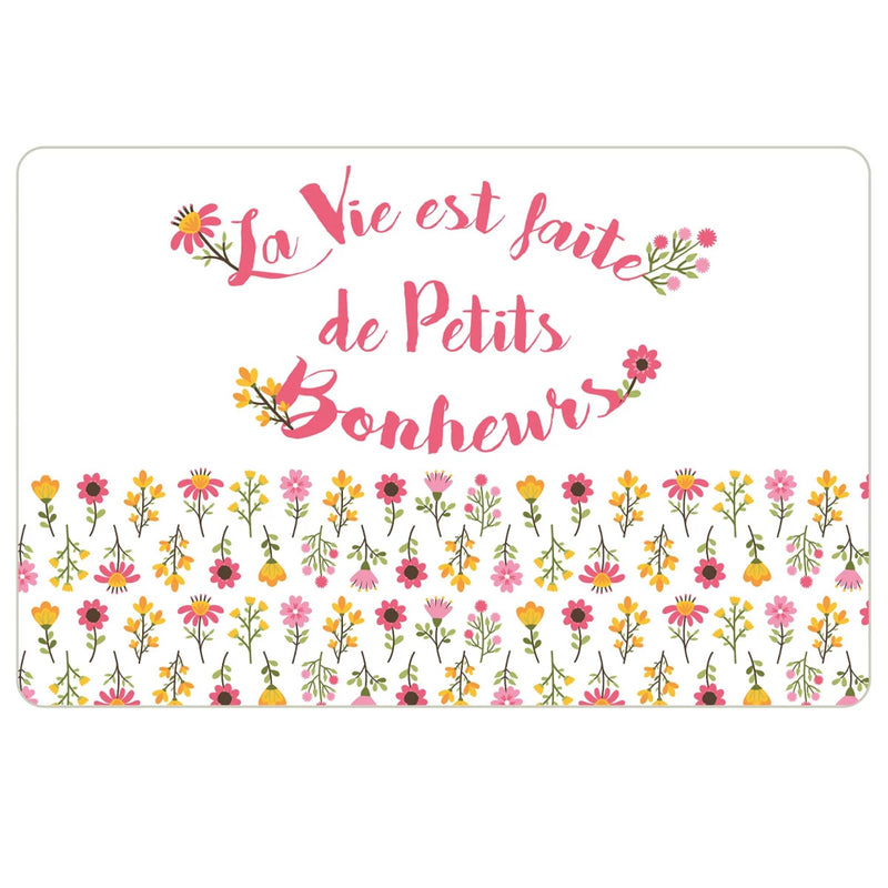 Set de Table Petits Bonheurs - Petits Messages