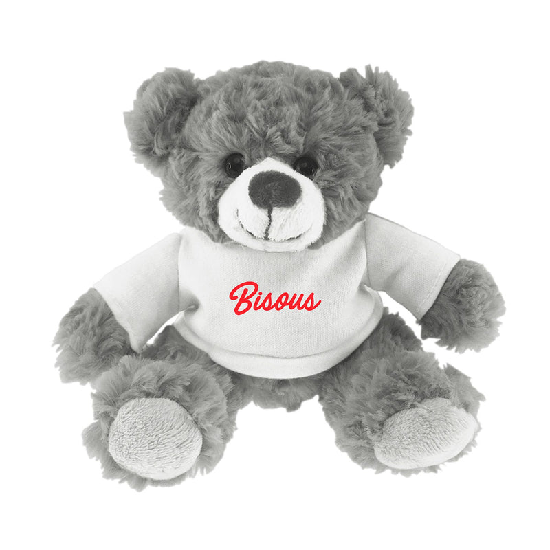 Peluche Ours T-shirt Bisous - Kalidou