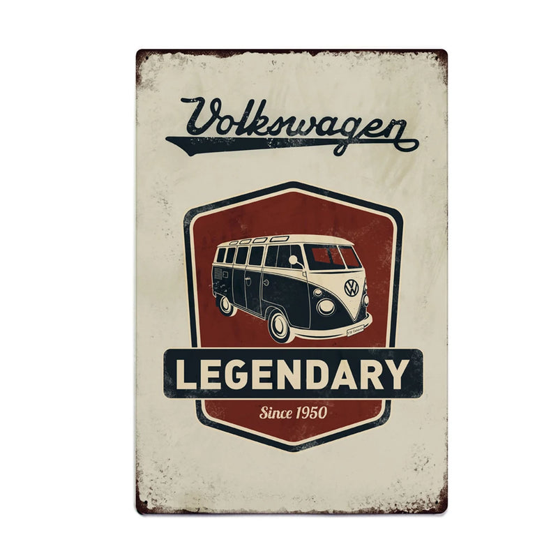 Plaque en métal Legendary - Volkswagen