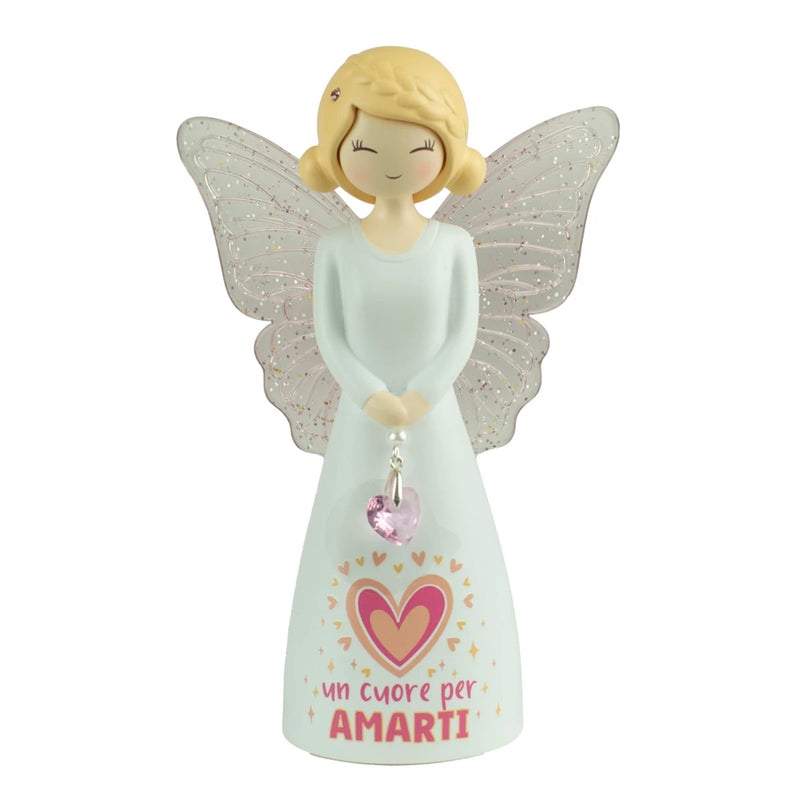 Figurine Ange Un Cuore Per Amarti - Butterfly Dreamers