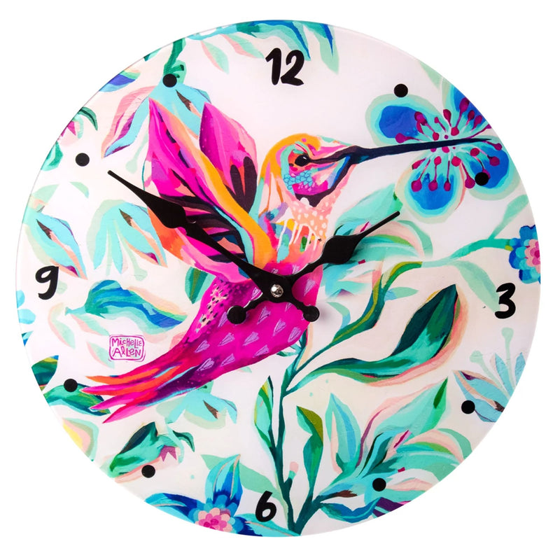 Horloge Verre Colibri - Allen Designs