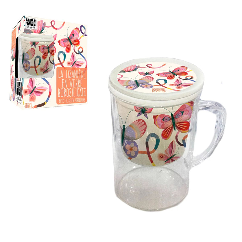 Tisanière Cat Flower - Allen Designs