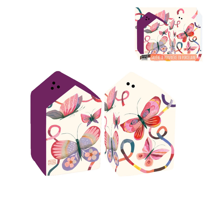 Set Salière et Poivrière Butterfly
 - Allen Designs