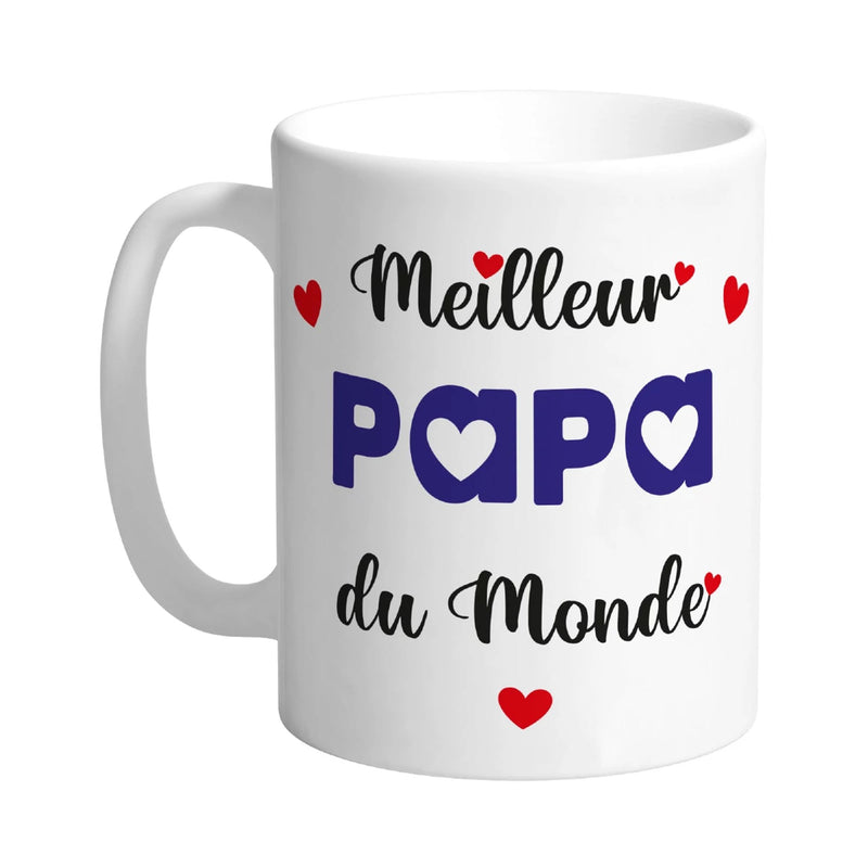 Mug Certifié Meilleur Papa - Petits Messages