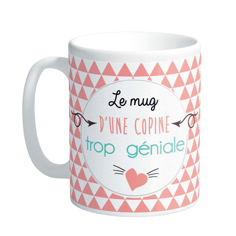 Mug Copine Trop Géniale - Petits Messages