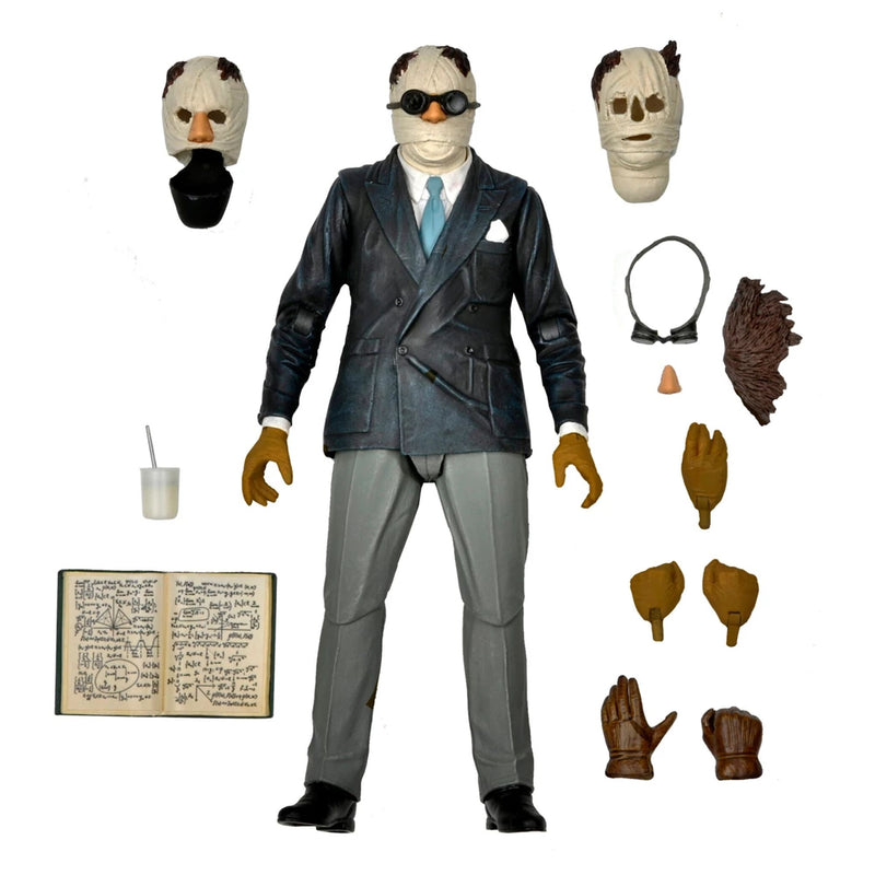 UNIVERSAL MONSTERS - 7" SCALE ACTION FIGURE - ULTIMATE INVISIBLE MAN