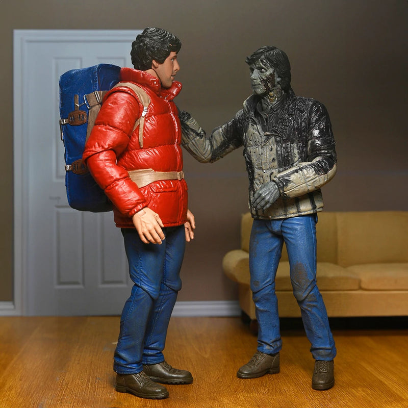 AN AMERICAN WEREWOLF IN LONDON – 7” SCALE ACTION FIGURES - JACK AND DAVID 2 PACK